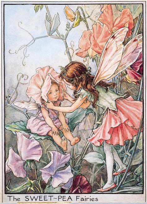 The Fairies Of The Garden Archives Fairy Art Flower Fairies Vintage