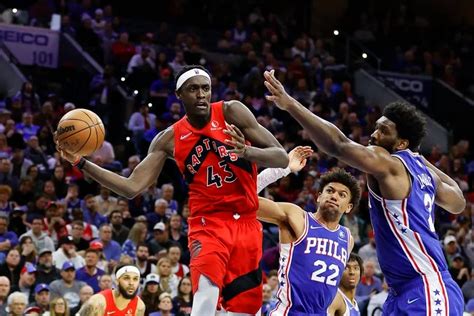 Sixers Raptors Best And Worst Pascal Siakams Dominant Play Matisse Thybulles Struggles And More
