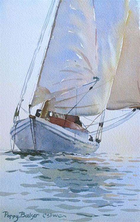 35 Easy Watercolor Landscape Painting Ideas To Try Watercolor Boat