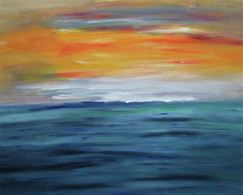 Colorful Seascape Painting By Alina Cristina Frent Fine Art America
