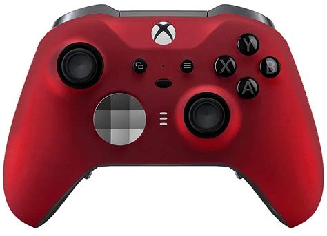 Soft Touch Red Un Modded Custom Controller Compatible With Xbox One Elite Series 2