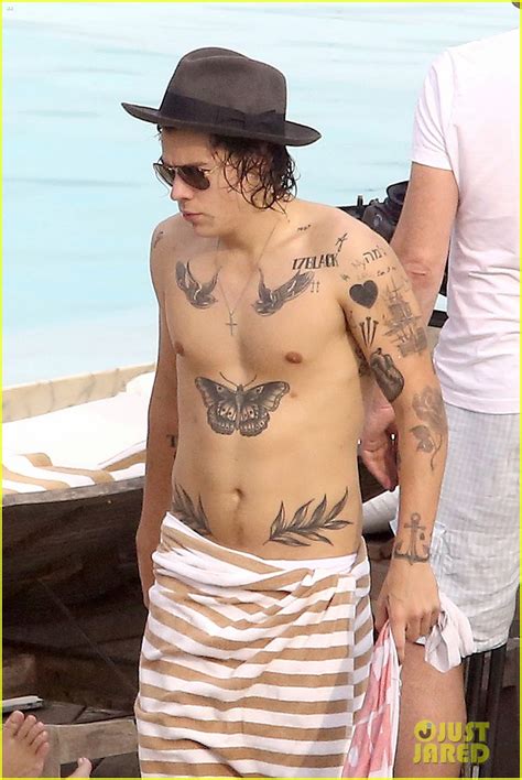 Harry Styles Confirms He Has Four Nipples Photo Shirtless