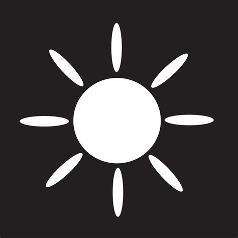 Sun Icon Symbol Sign 627461 Vector Art At Vecteezy