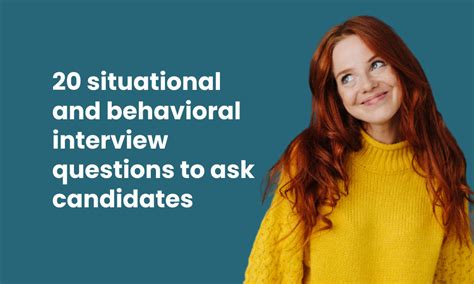 20 Situational And Behavioral Interview Questions Tg