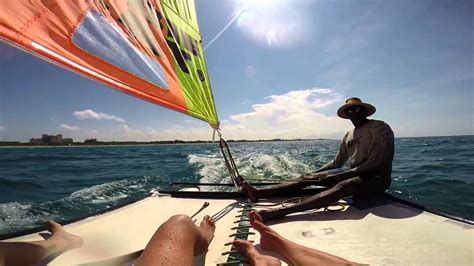 Sailing On A Catamaran In Cuba Youtube