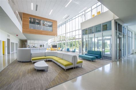 Innovative High School Lobby Out Barnhill Contracting Company