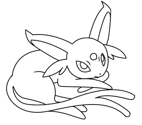 Pokemon coloring pages umbreon and espeon. Pokemon Coloring Pages Espeon at GetColorings.com | Free ...