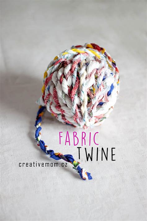 Fabric Scrap Twine The Creative Mom
