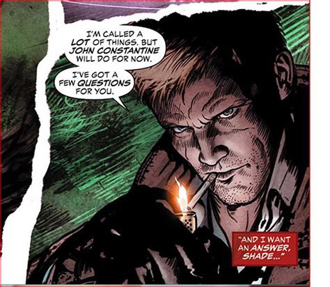 Justice League Dark John Costantine And I Want An Answer Shade Constantine Comic Matt