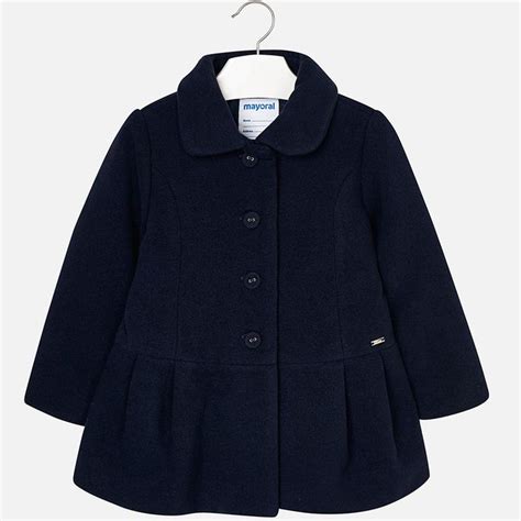 Mouflon Coat For Girl Navy Blue Coat Peacoat Clothes