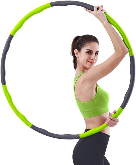 Romix Weighted Hoola Hoops Smart Hula Hoop 1 Kg 22lbs For Adults