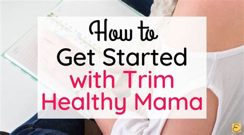 Trim Healthy Mama Beginner Checklist The 5 Items You Need For Thm Success Early To Bed Early
