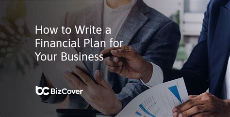How Write A Business Financial Plan Step By Step Bizcover