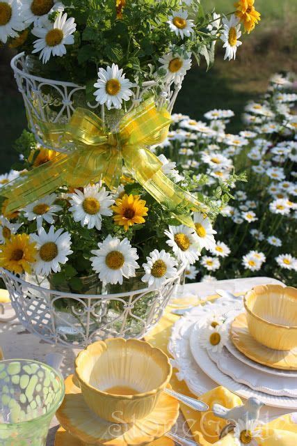 A Placemat Tutorial And Giveaway Stonegable Spring Tablescapes Daisy