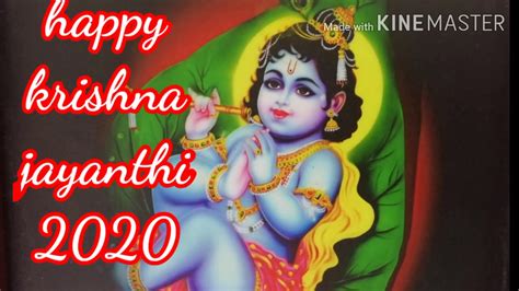 Happy Krishna Jayanthi 2020 Whatsapp Status Youtube