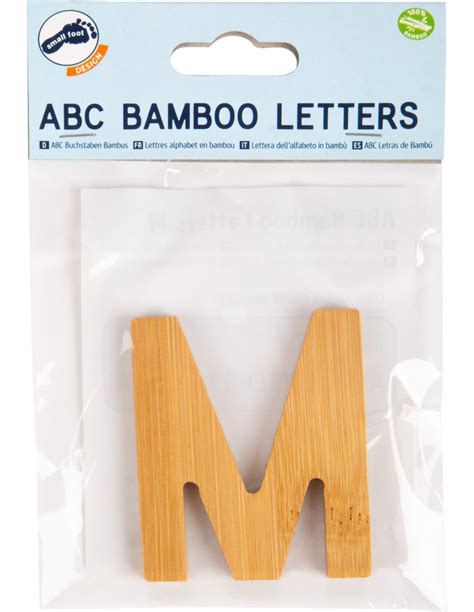 Lettres Alphabet En Bambou M