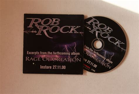 Rob Rock Rage Of Creation Excerpts Ger Adv Cardcover Cd 2000 Metal Impelliteri Ebay