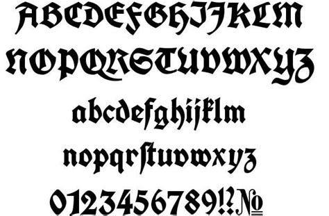 45 Kalligrafie Gotisch Schrift