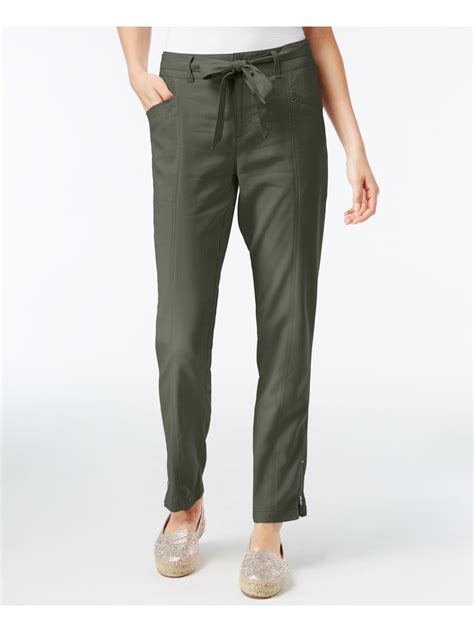 Inc Womens Green Casual Pants 8 608381071482 Ebay