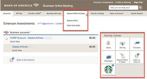 Bank Of America Small Business Online Banking Login Business Walls