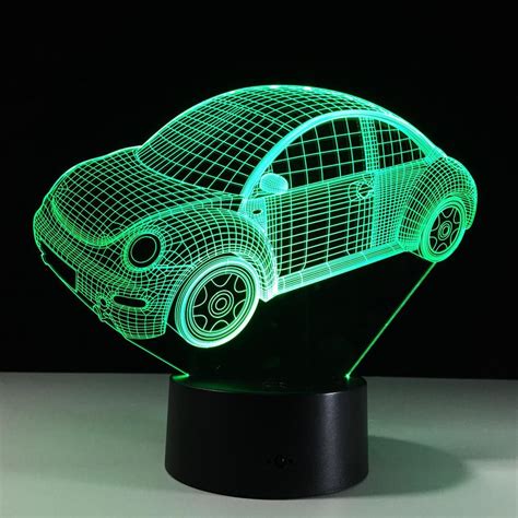 3d Cool Beetle Car Designed Night Lamp 3d Led Night Light Led Night