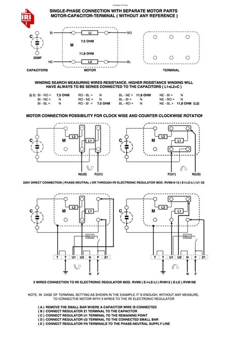 3 Phase Wiring Diagrams Motors