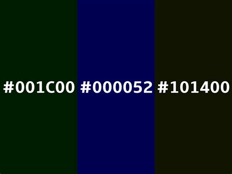 Converting Colors Hex 000052