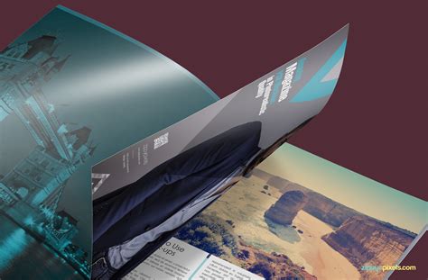 Showcase your designs in these blank mockups that are easy to edit. Magazine Ad Mockup | | Free PSD Download | ZippyPixels