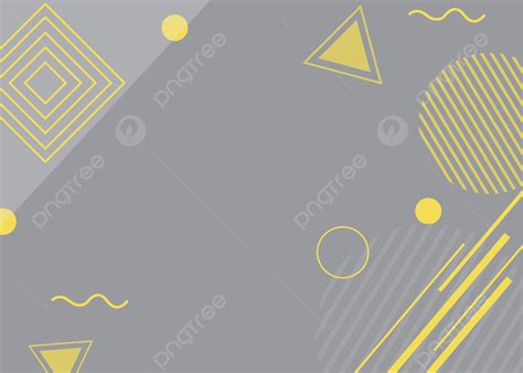 Gray Yellow Minimalistic Geometric Shape Abstract Background Desktop