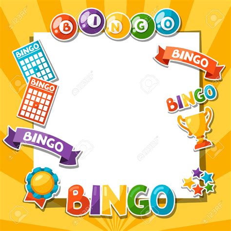 Bingo O Juego De La Lotería De Fondo Con Bolas Y Tarjetas