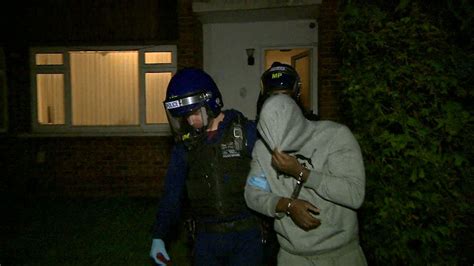 sub machine gun and drugs seized in london anti gang raids uk news sky news