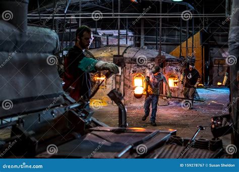 Workers In A Glass Factory Editorial Photography Image Of Kokomo 159278767