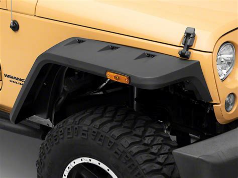 Rugged Ridge Jeep Wrangler Hurricane Flat Fender Flares 1164010 07 18