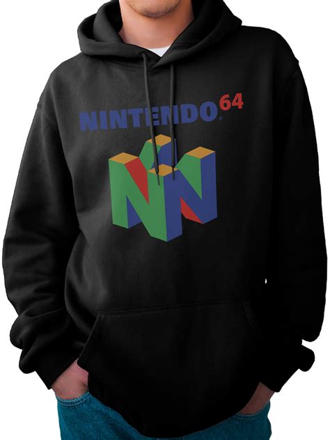 Nintendo 64 Logo Mens And Big Mens Graphic Hoodie