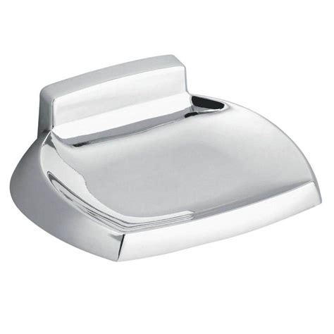 Moen Contemporary Wall Mounted Soap Holder In Chrome P5360 The Home Depot