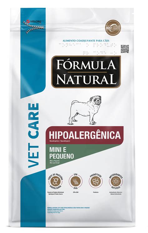 Fórmula Natural Vet Care Hipoalergênica Cães Portes Mini E Pequeno