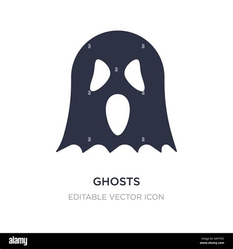 Ghosts Icon On White Background Simple Element Illustration From