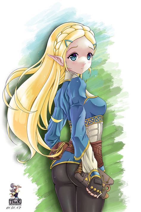 Princess Zelda Breath Of The Wild By Evilflesh On Deviantart