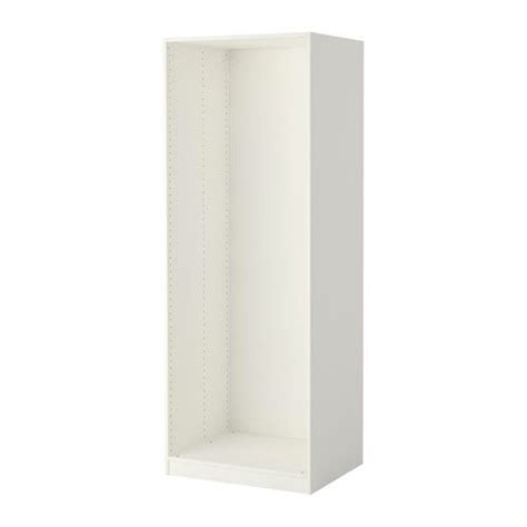 Whether you need hanging space, multiple shelves or internal drawers, the pax system can cater to your needs. PAX Wardrobe frame, white, 29 1/2x22 7/8x79 1/8" - IKEA ...