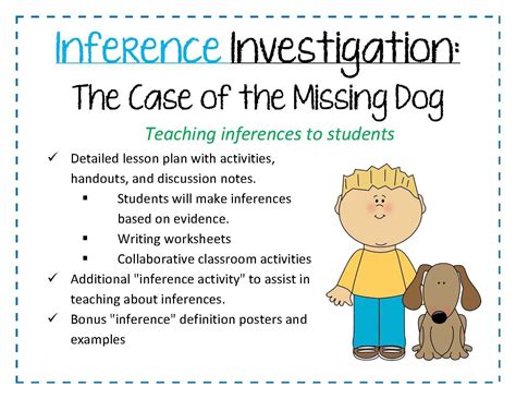 Can you describe what happened int his scene, just drawing prepositions gives kids a boost with vocabulary, reading and grammar skills. Inference Investigation: The Case of the Missing Dog ...