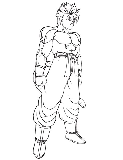 Now your childs can join in the fun!. Goku Super Saiyan4 Coloring Pages - Coloring Home