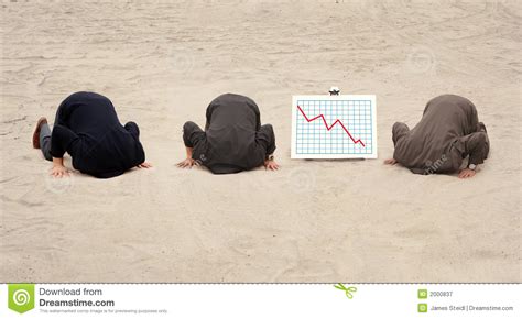 Three Heads In The Sand Stock Image Image Of Corporate
