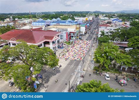 Alaminos Pangasinan Philippines View Of The Downtown Area The City