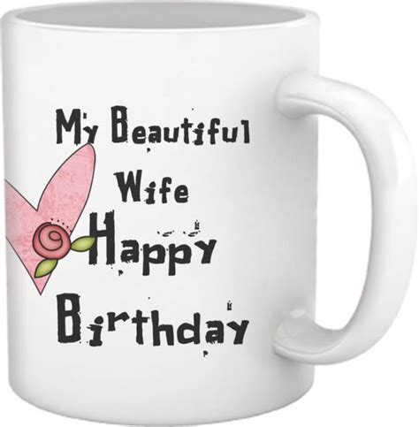 You can send birthday gifts from usa to india or you can send birthday. Tied Ribbons Happy Birthday Gifts for Wife Ceramic Mug ...