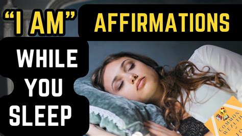 I Am Affirmations While You Sleep For Confidence Success Wealth