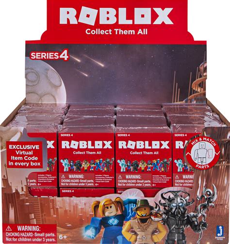 Roblox Action Series Blind Boxes Code Items Full Case Brick Mystery