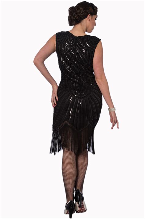 Great Gatsby Black Sequin Dress Party In Style This Season
