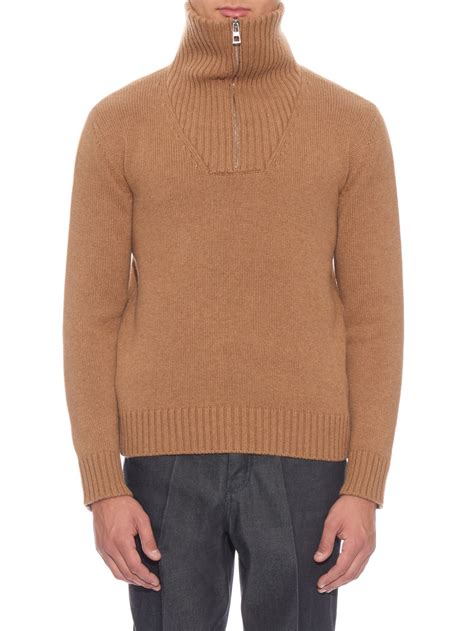 My outerwear collection | best winter jacket brands for men. Lyst - Loewe Double-zip Collar Camel-hair Sweater in ...