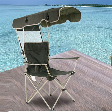 Outdoor Sun Protection Folding Chair Multifunctional Portable Fishing