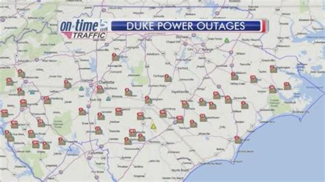 Duke Energy Progress Power Outage Map Map Vector